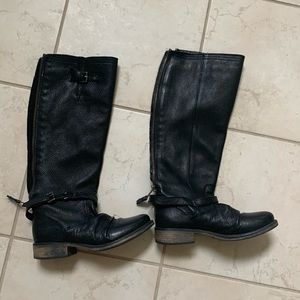 Steve Madden leather knee high boots